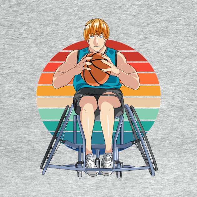 Wheelchair Basketball Player by Noseking